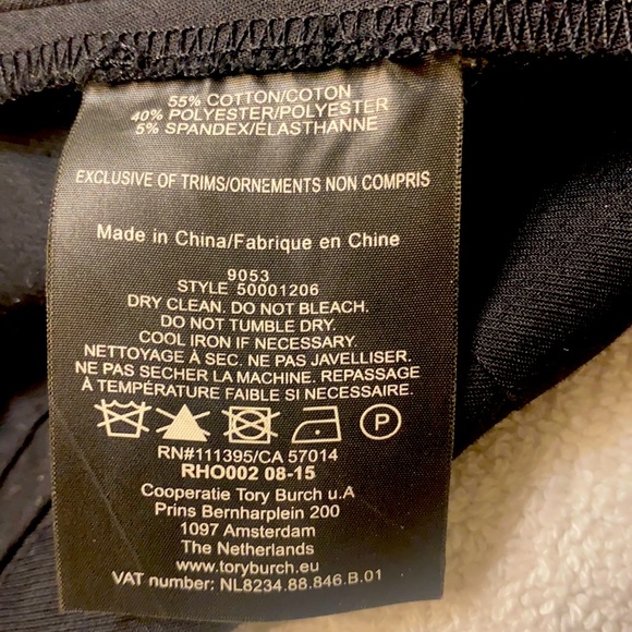 TORY BURCH Front Navy CALLIE SKINNY Ankle Pant sz6 - Picture 4 of 8